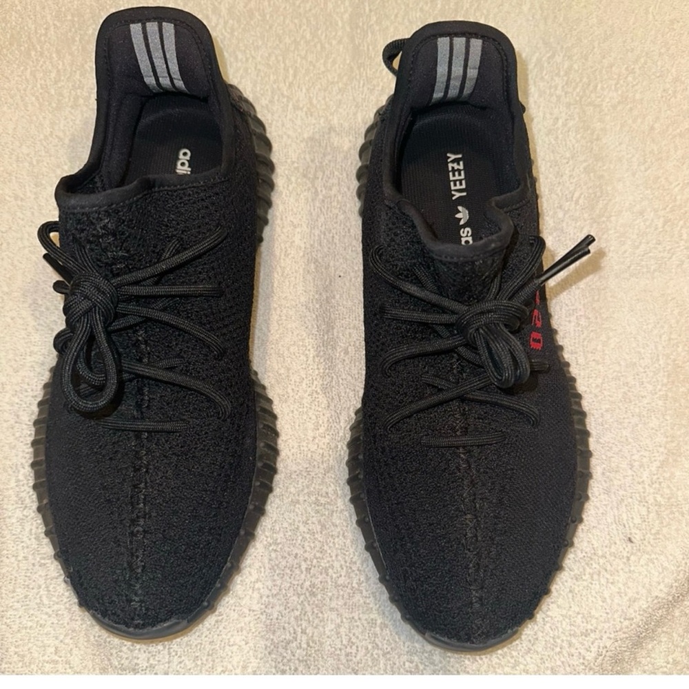 Yeezy Boost 350. Mens size 11. Black & red. Great condition.  GOAT verified.